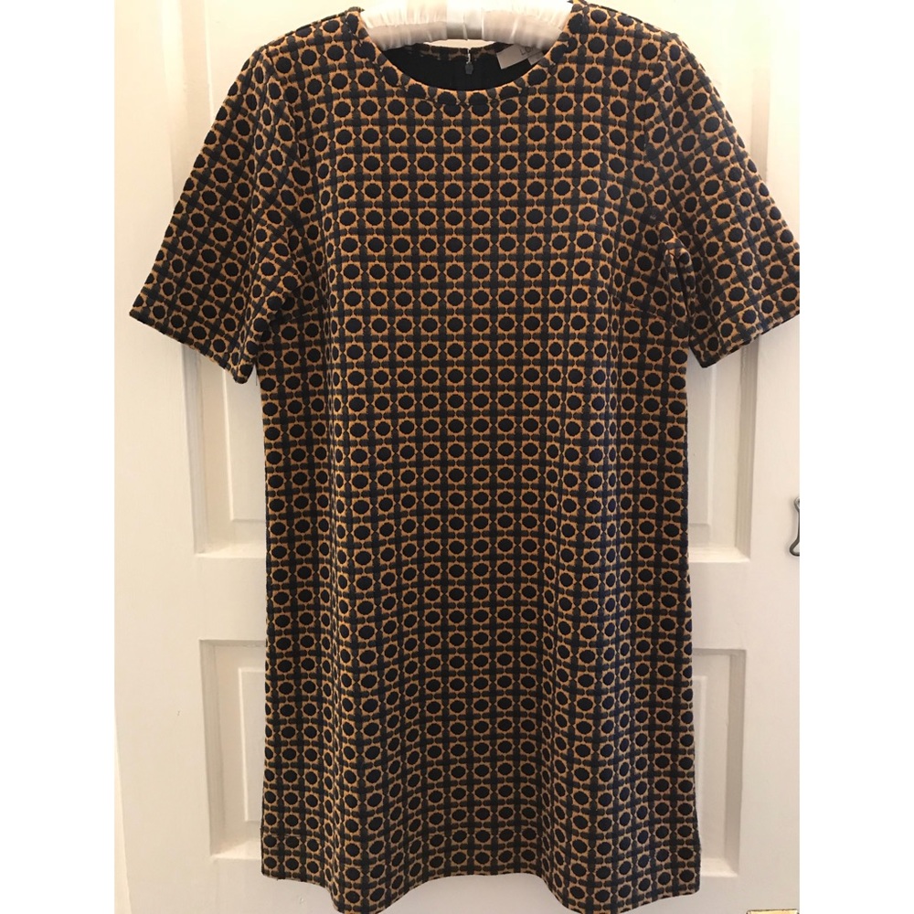 LOFT patterned shift dress